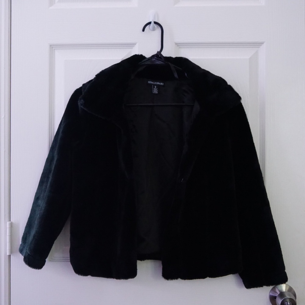 Fuzzy Black Jacket